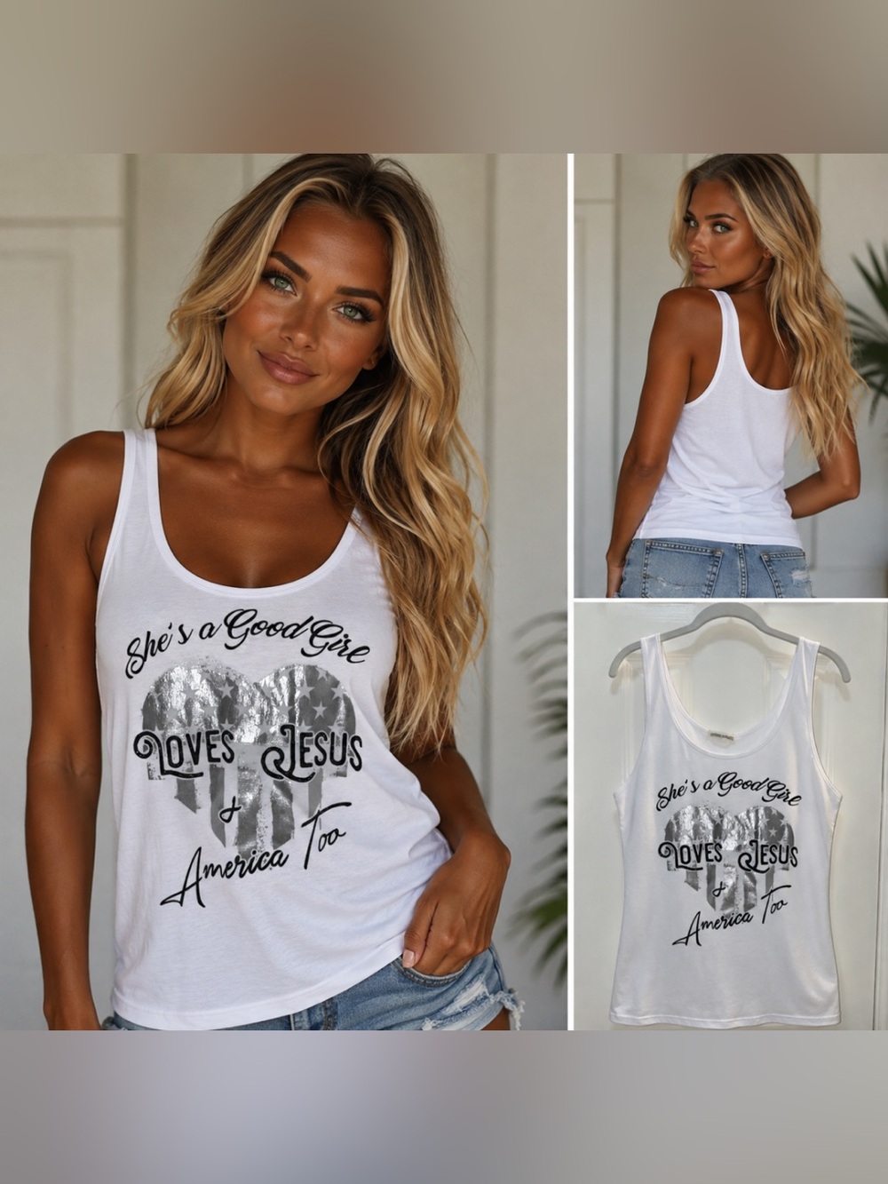 Graphic tank top Sz M
